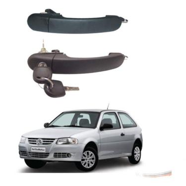 Imagem de Par Maçanetas Externa Snake Key Gol Parati 99 A 14 2 Portas - Un / 2 [f103]