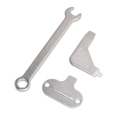 Imagem de KUIDAMOS Conjunto de Ferramentas para Reparo de Máquinas de Costura Doméstica, Chave de Ferro Durável, Chave de Fenda Combinada para Reparos Rápidos na Oficina ou Em Máquinas de Costura Domésticas