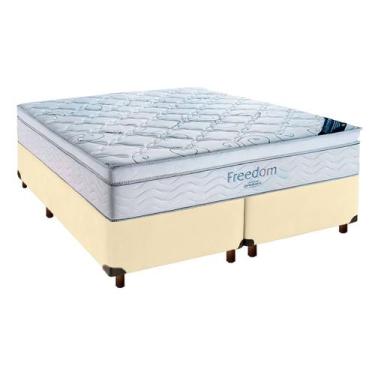 Imagem de Cama Box Begetiza + Colchão Queen Freedom Ortobom