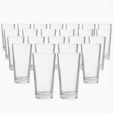 Imagem de Jogo 24 Copo Vidro 260ml Suco Resistente Elegante - Dona Laura