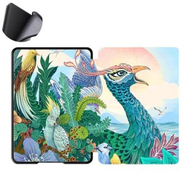 Imagem de Yzlvigrous Capa para Kindle Paperwhite 12th/Coloroft Signature Edition 1ª Geração 2024, Tampa Traseira de TPU Macia de 7 Polegadas com Sono/acordamento Automático, Modelo: SA568B/SA569P/SA59CP