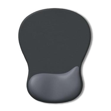 Imagem de Mouse pad com descanso de pulso em gel, superfície de suporte de pulso lisa e base de poliuretano antiderrapante