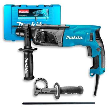 Imagem de Martelete Combinado Furadeira Makita HR2470 SDS 800W 24MM 127V/220V Co