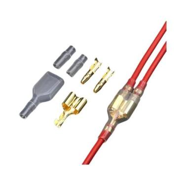 Imagem de Conectores Bullet Para Motocicleta 200PCS 50 Conjuntos Terminal Clássi