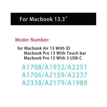 Imagem de Protetor De Tela HD Para MacBook Air pro M1 M2 De 13-16 Polegadas Film