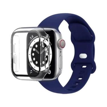Imagem de Pulseira De Silicone Para Apple Watch 44mm 41mm 45mm 40mm 38mm 42mm Co