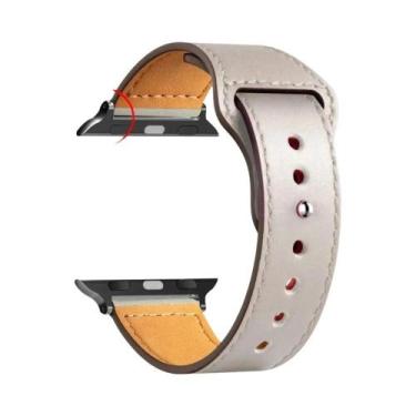 Imagem de Pulseira De Couro Unissex Para Apple Watch Series 8 9 3 4 5 6 SE 7 Ult