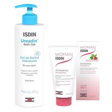 Imagem de Isdin Kit - Gel de Banho Ureadin + Creme Corporal Woman Antiestrias, K