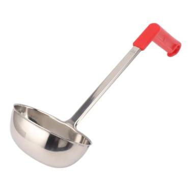 Imagem de YOUTHINK Concha de Sopa, Concha de Cozinha Com Cabo Curvo de Aço Inoxidável, Design Anti-queimadura para Chefs Domésticos (240ML)