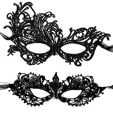 Imagem de Máscara de baile de máscaras para mulheres, máscara de renda veneziana para fantasias, baile de formatura, Ana/Phoenix, Ana/Phoenix