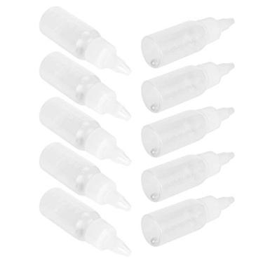 Imagem de Luqeeg Recipiente Vazio do Pigmento do Esguicho da Resistência de Corrosão da Garrafa Pintura Com Escala, Material Durável Pp, Capacidade 30ml, para Entusiastas Pintura