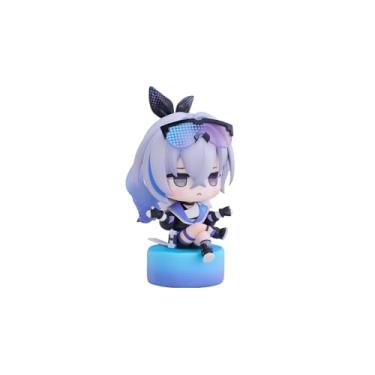 Imagem de Bahomu Anime Figure, Cute Owlberts Reception Room Series Chibi Figure for Honkai Star Rail, Collectable PVC Figures for Birthday Gifts (Silver Wolf)