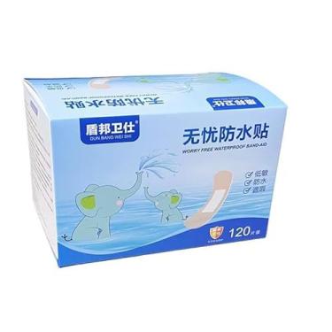 Imagem de Curativos Impermeáveis Transparentes, Respiráveis, 120 Peças, Bandagens Adesivas à Prova d'Água para Natação e Banho