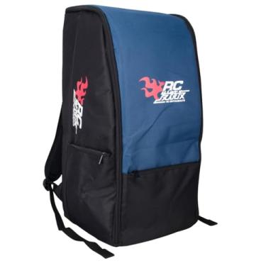 Imagem de MERIGLARE Mochila organizadora para armazenamento de carros RC, bolsa de transporte compatível com ferramentas de eletricista para jardim, fazenda e RC nas, Azul