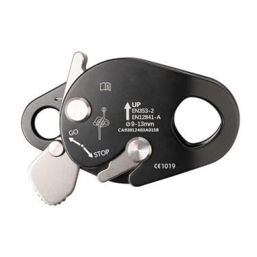 Imagem de RiToEasysports Garra de Corda de Escalada, Ascendente de Travamento Automático de Alumínio de Aviação para Escalada, Montanhismo, árvore, Arborista, Resgate, Expedição, Espeleologia (#4B)