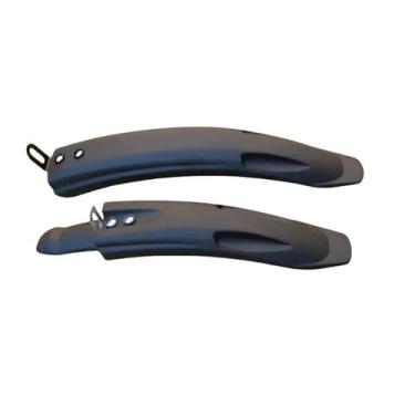 Imagem de 1 Par de Para-lamas para Bicicleta, Scooter Elétrica, Engenharia, Plástico, Universal, Preto, Ciclismo, Equipamento Durável