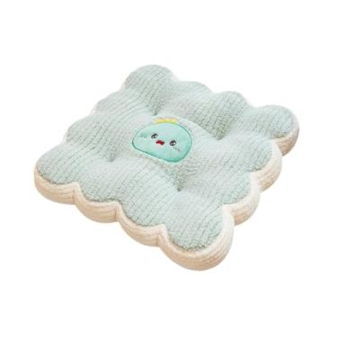 Imagem de WeiLaiKeQi Almofada para cadeira de escritório, almofada quadrada macia, presente para aniversário, almofadas para cadeira de mesa, almofadas para de cozinha, Verde