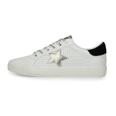 Imagem de Vintage Havana Grande Tênis feminino moderno | Star Tennis Tênis feminino | Cano baixo sem cadarço | Caminhada Confortável Casual, Ouro branco lavado, 41