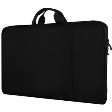 Imagem de UPERFECT Capa para laptop de 22 polegadas para laptop/monitor portátil/notebook/tablet com bolsos laterais de grande capacidade e alça durável - à prova d'água/compartimentos acolchoados à prova de