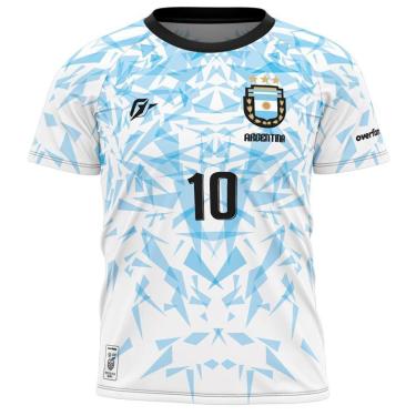 Imagem de Camiseta Filtro UV Infantil Argentina Tri Campeã-Masculino