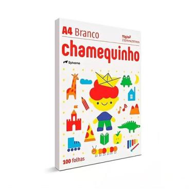 Imagem de Papel Sulfite Chamequinho Branco Tamanho A4 Gramatura 75g - Chamex