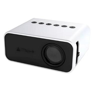 Imagem de Mini Projetor Portátil T500 1080p – Imagem até 80”, Compatível com Android/IOS, USB/Micro SD, Silencioso e Ideal para Filmes, Aulas e Apresentações