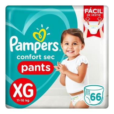 Imagem de Fralda Pampers Confort Sec Pants XG com 66 Unidades