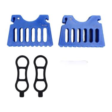 Imagem de SPYMINNPOO Suporte para Reparo de Bicicleta, 1 par de Suporte para Reparo de Guidão de Bicicleta, Estabilizador Antiderrapante de Silicone para Manutenção de Ciclismo