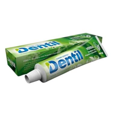 Imagem de Dentil – Creme Dental Herbal Eucalipto 180g | Com Flúor, Cálcio, Própolis e Camomila | Vegano, Refrescante e Protetor do Esmalte