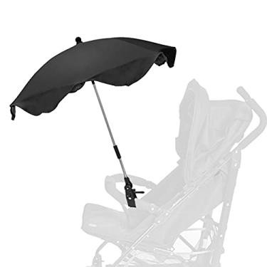 Imagem de Guarda-chuva Raios Proteção Paraguas Chuva Toldo Capa Clamp-On Sombra para Carrinho de Bebê Carrinhos Scooters Andadores