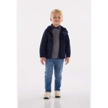 Imagem de Jaqueta Infantil Masculina com Capuz Forrado e Forro em Malha Soft Up Baby-Masculino