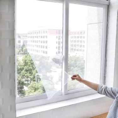 Imagem de Tela de protecao, malha fina, impede insetos, janelas, portas, seguranca, tamanho grande, util.