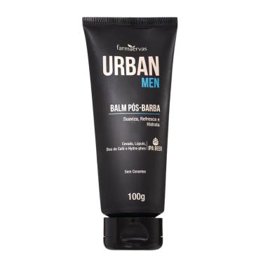 Imagem de Balm Pós Barba Loção Creme Hidratante Facial Ipa Beer 100g Urban Men Farmaervas