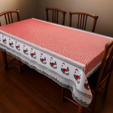 Imagem de Toalha de Mesa Retangular 6 Lugares Oxford – Toalha para Mesa de Jantar Fácil de Limpar Ideal para Cozinha Restaurante e Buffet (Modelo - 7)