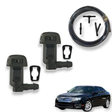 Imagem de Par Esguicho+mangueira E Conectores compatível com Fusion 2007 2010 2011 12