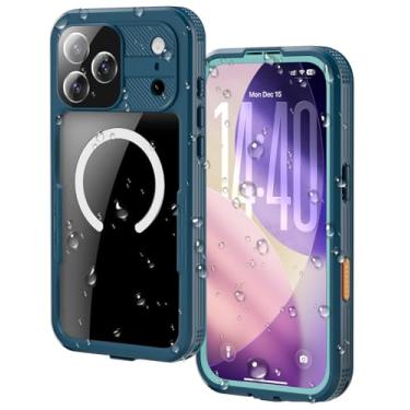 Imagem de YOGRE [Capa com design 2025 para iPhone 17 Pro Max, capa à prova d'água IP68 com protetor de tela e câmera integrado, resistente, à prova de choque, à prova de poeira para iPhone 17 Pro Max de 6,9