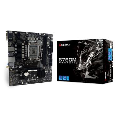 Imagem de Placa Mãe Biostar B760MX2-E, LGA 1700, DDR4, M.2, Micro-ATX, Chipset Intel B760