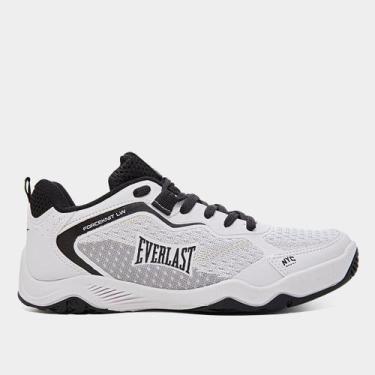 Imagem de Tênis Everlast Forceknit LW, Branco, Preto, 43