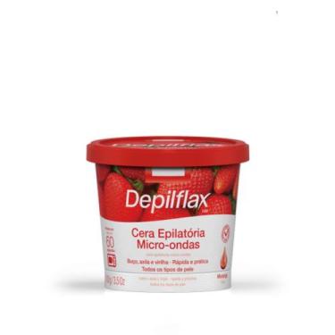 Imagem de Depilflax Cera Depilatória Micro-ondas 100g Morango