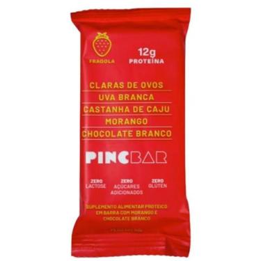 Imagem de Kit 3X: Barra De Proteína Fragola Sem Açúcar Pincbar 50G