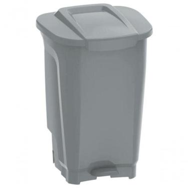 Imagem de Lixeira Tramontina T-force Cinza 100 L