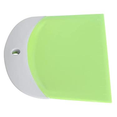 Imagem de GLOGLOW Raspador de Massa de Plástico, 2 Peças, Ferramenta de Cozimento de Cozinha para Bolo, Creme, Queijo, Chocolate, Fondant, Com Antiaderente, Fácil Material Seguro de Qualidade (74073-1 verde)