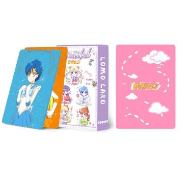 Imagem de Lomo Cards Sailors Moons, dupla face, 30 unidades/pacote