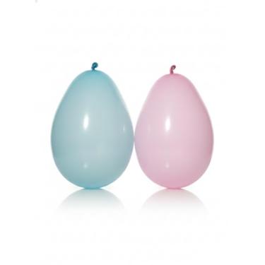 Imagem de Kit 40 Balões 6.5 Liso, Festa, Aniversário, Casamento, Decoração, Verde, Vermelho, Azul, Rosa, Hélio, Látex, Qualidade, Conjunto, Luxo (Azul e Rosa)