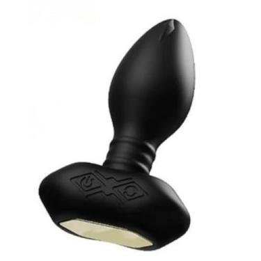 Imagem de Plug Anal 9 Vibrações E 6 Modos De Rotação Com Controle Por App Estimulador Anal Giratório 8497 (PRETO)