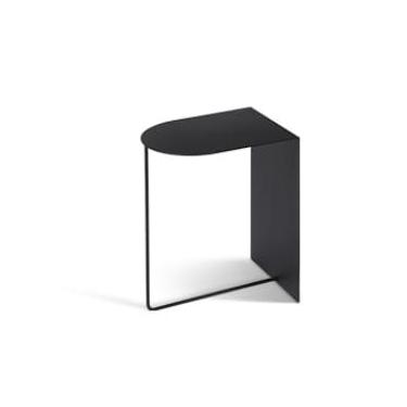 Imagem de Mesa lateral, mesas de centro, mesa lateral estilo mesa lateral fosca de metal simples sofá doméstico pequena mesa de chá para sala de estar, quarto, sofá (cor: dois laranjas) (dois bla