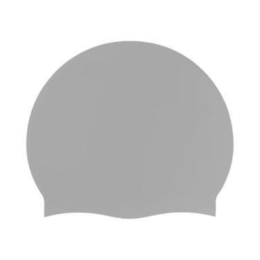 Imagem de Touca De Natação Unissex De Silicone Impermeável Para Cabelos Longos, 