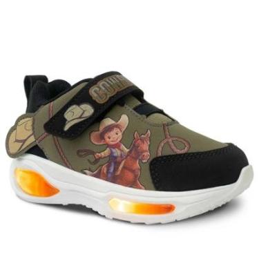 Imagem de Tênis Infantil Menino 22ao30 Casual Moda Cowboy Led 11.134-Masculino