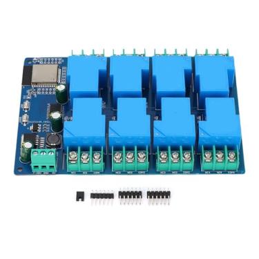 Imagem de FTVOGUE Placa de Desenvolvimento do Módulo de relé de 8 Canais Com Wifi Bluetooth para Controle Remoto DC7-28V Fonte de Alimentação 5v 30a Placa de relé