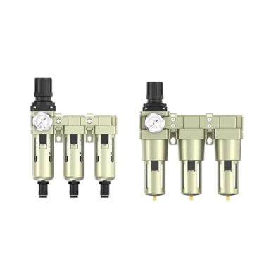 Imagem de 1 peça CWFF 1/4 3/8 1/2 3/4 de alta precisão purificação múltipla filtro de ar compressor de ar separador óleo-água (CWFF2-02, drenagem manual)